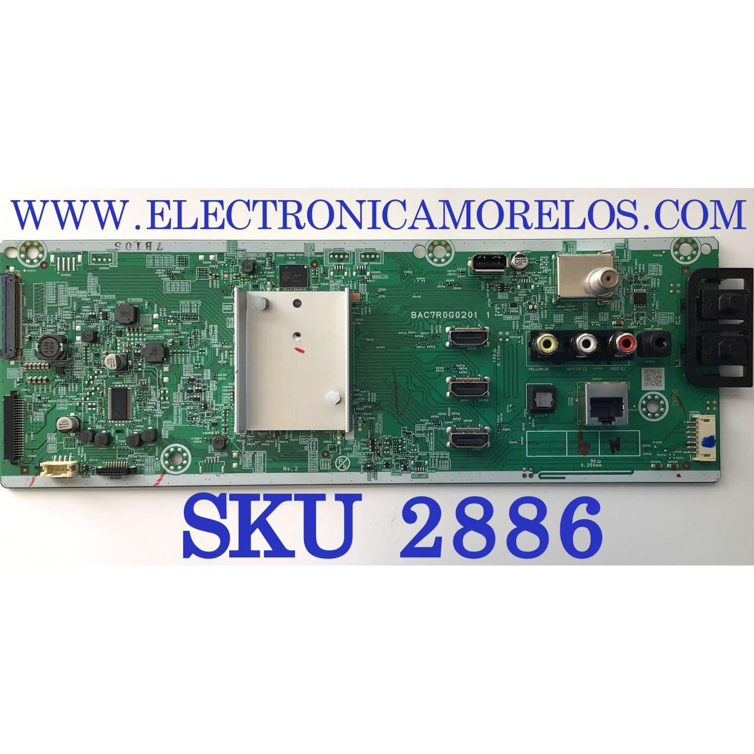 MAIN PARA TV PHILIPS / NUMERO DE PARTE ADD80011 / BAC7R0G0201 1 / ADD80UT-65UB / BAC7R0G02011 / MODELO 65PFL4756/F7 / 65PFL4756/F7 ME1